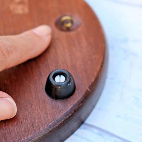 MCM Cheese Charcuterie Serving Board With 7" Glass Dome - Picture 11 of 12